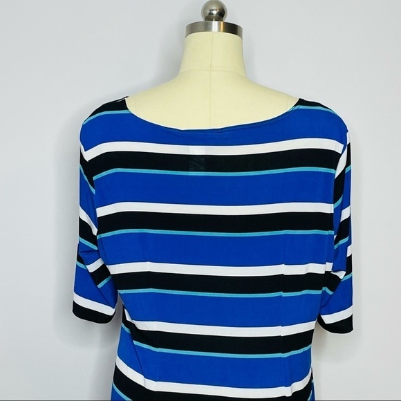 Vintage Robbie Bee Stripe Shift Dress- XL - Picture 5 of 6
